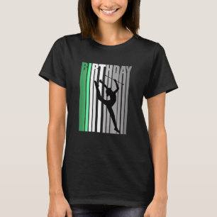 Camiseta Gimnasia rítmica Cumpleaños Elegante Baton Twirlin