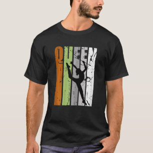 Camiseta Gimnasia rítmica de la Reina Fanático de la siluet