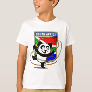 Camiseta Gimnasia rítmica de Sudáfrica Panda