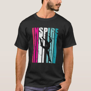 Camiseta Gimnasia rítmica femenina Silueta de gimnasta Lind