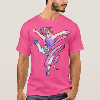 Camiseta Gimnasia rítmica Gato aerobio