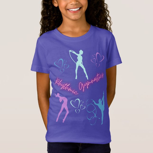 Camiseta Gimnasia Rítmica Hoop, Ribbon y Ball (Anverso)