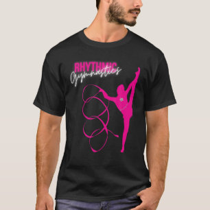 Camiseta Gimnasia rítmica Rosa caliente