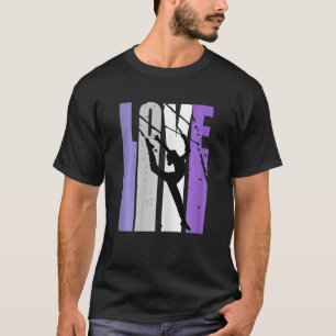 Camiseta Gimnasia rítmica vintage Live Love Teammate Fem