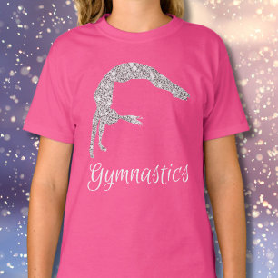 Camiseta Gimnasia Silver Shimmer