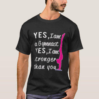 Camiseta Gimnasia Superior Sí SOY Más Fuerte Que Tú
