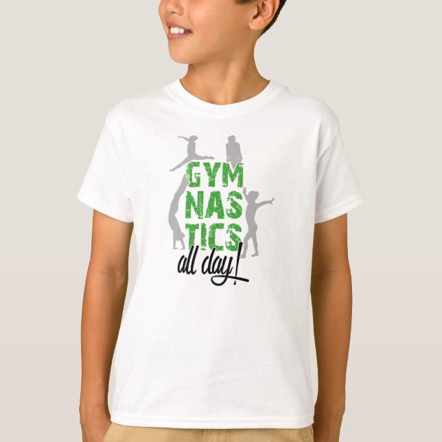Camiseta Gimnasia Todo el día・ Manga larga (Anverso)
