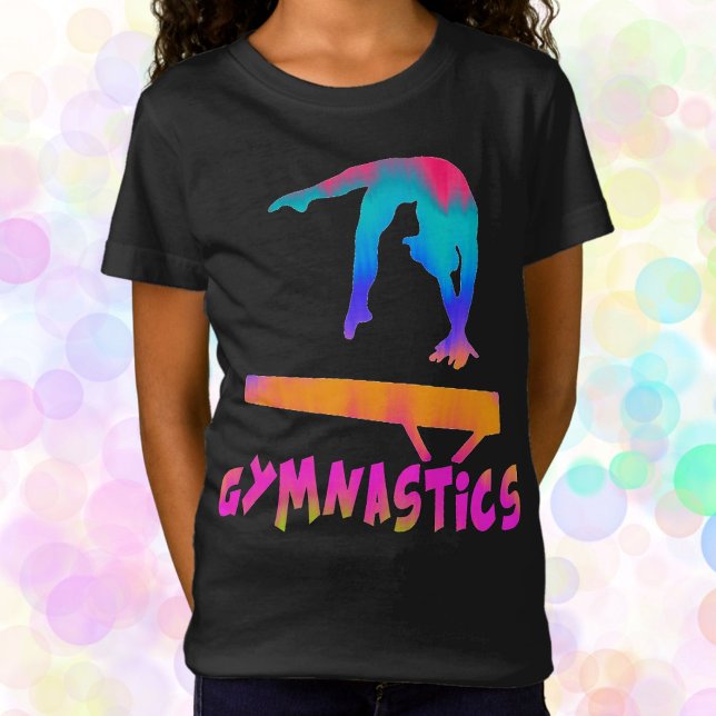 Camiseta Gimnasia Trópica De Balanza De Tie-Dye (Subido por el creador)