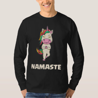 Camiseta Gimnasia Unicornio Yoga Namaste Meditación