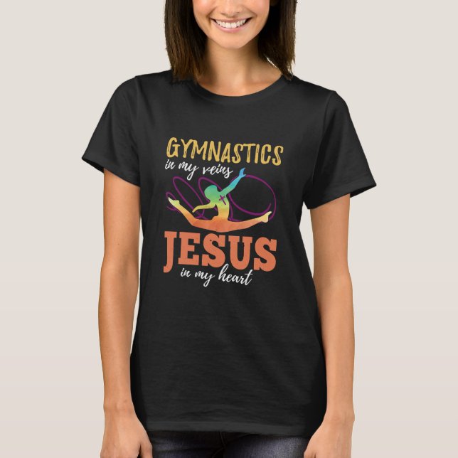 Camiseta Gimnasia Vestida A Chicas Jesús En Mi (Anverso)