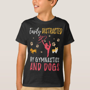 Camiseta Gimnasia y perros divertidos regalos de amante de 