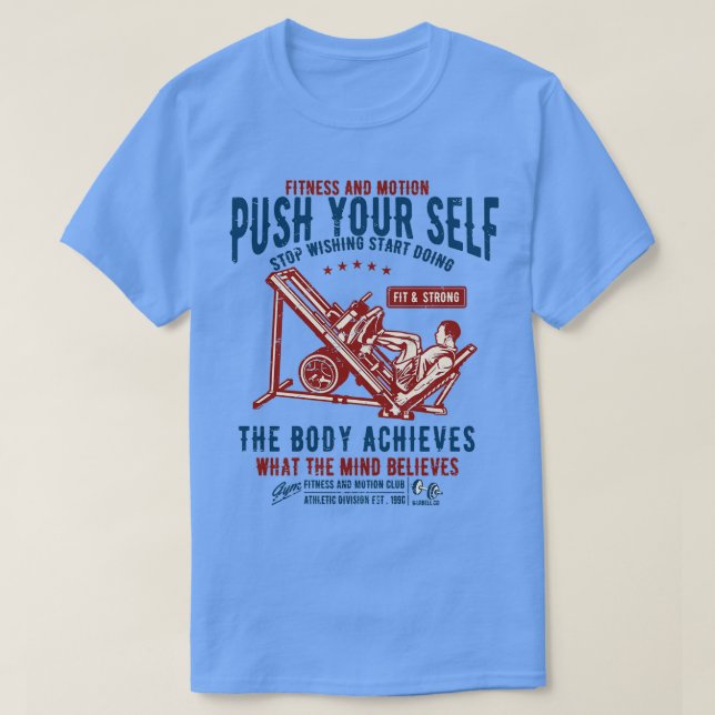 Camiseta Gimnasio 10 (Diseño del anverso)
