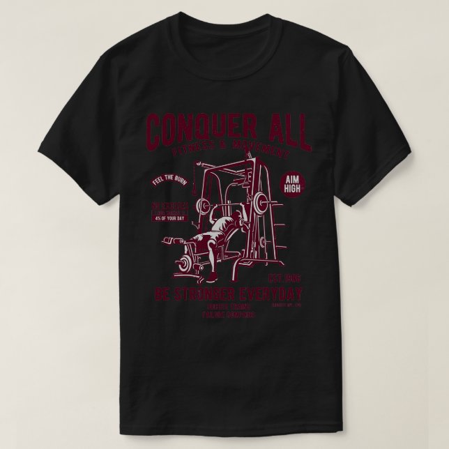 Camiseta Gimnasio 9 (Diseño del anverso)