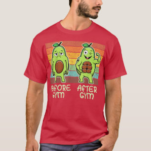 Camiseta Gimnasio Aguacate, Levantamiento del peso de las m
