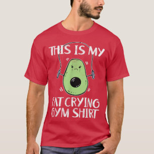 Camiseta Gimnasio Aguacate Pun Grunge Este Es Mi Cryi Grasa