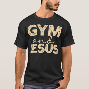 Camiseta Gimnasio Angustiado Y Jesús Divertido Jesús Cristi