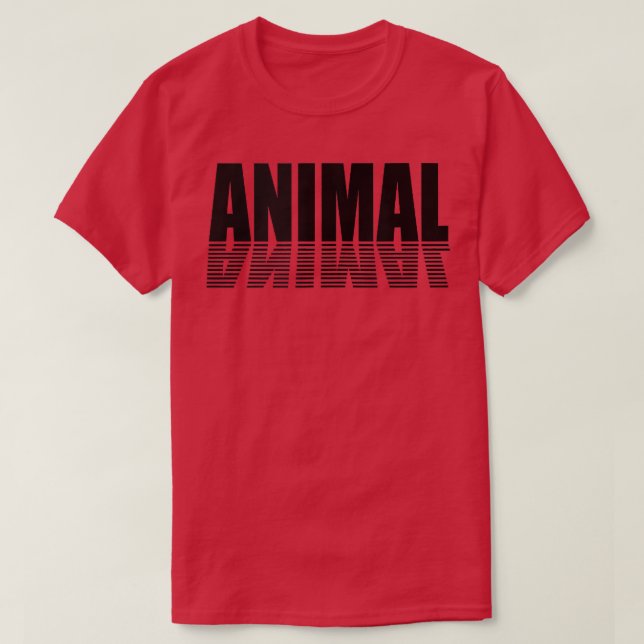 Camiseta Gimnasio ANIMAL Fitness entrenamiento Motivación p (Diseño del anverso)