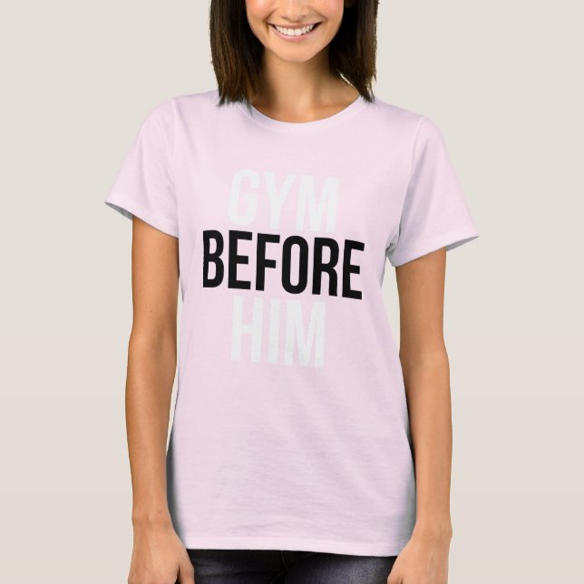 Camiseta Gimnasio ante él (Anverso)