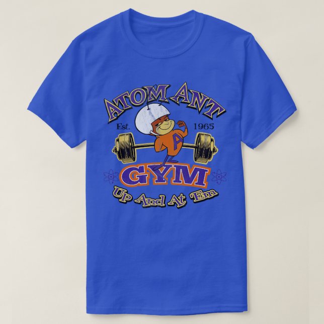 Camiseta Gimnasio atómico de hormigas gastado (Diseño del anverso)