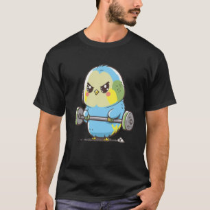 Camiseta Gimnasio Budgie Budgerigar Parakeet Lifting Bodybu