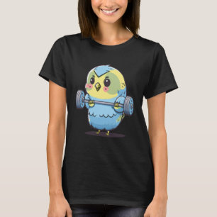 Camiseta Gimnasio Budgie Budgerigar Parakeet Lifting Bodybu