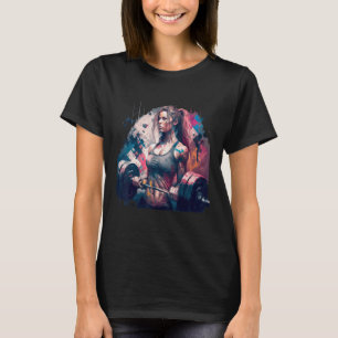 Camiseta Gimnasio Chica Mujeres Fitness Halterofilia Constr