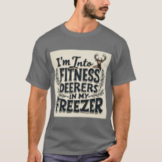Camiseta Gimnasio ciervo en mi congelador: alimenta tu entr