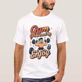 Camiseta Gimnasio con Energía de Enjoy - Dibujo Animado de