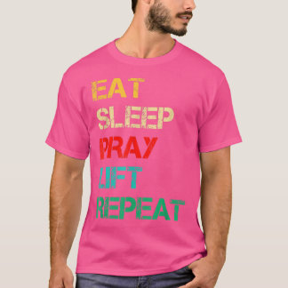 Camiseta Gimnasio cristiano y Gimnasio Jesús para dormir Re