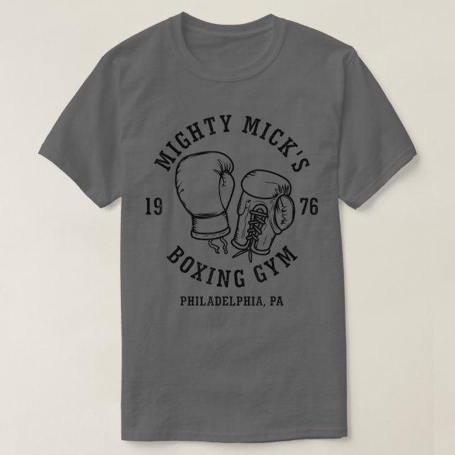 Camiseta Gimnasio de Boing de Mighty Mick 1976  (Diseño del anverso)