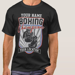 Camiseta Gimnasio de boxeo y boxeo personalizado