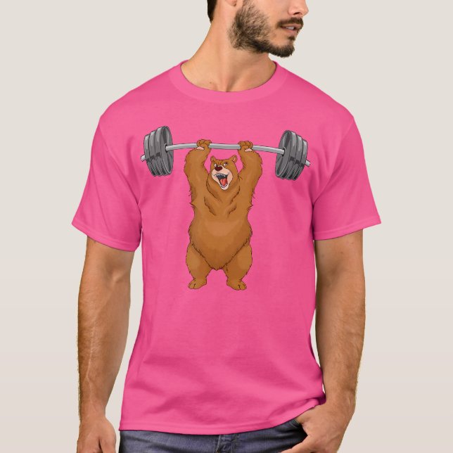 Camiseta Gimnasio De Construcción De Cuerpos De Halterofili (Anverso)