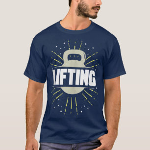 Camiseta Gimnasio de elevación de elevación de elevación 