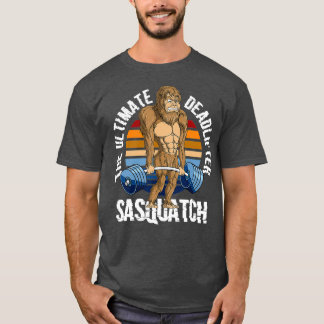 Camiseta Gimnasio de elevación de pesas de los pies grandes