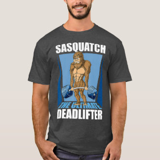 Camiseta Gimnasio de elevación de pesas de los pies grandes