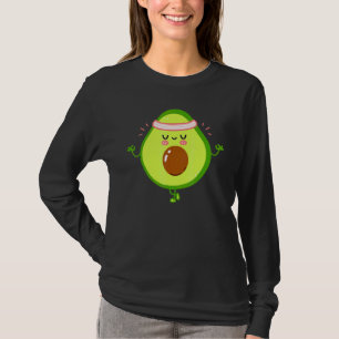 Camiseta Gimnasio de entrenamiento de fitness con aguacate 