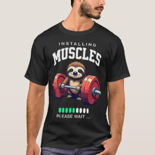 Camiseta Gimnasio de Entrenamiento de Pesa de Fitness de Pe
