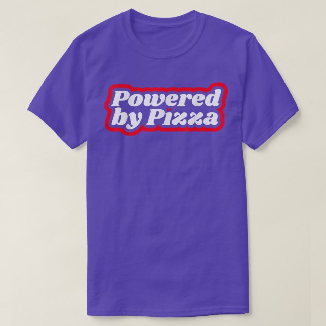 Camiseta Gimnasio de entrenamiento de Pizza  (Diseño del anverso)