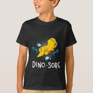Camiseta Gimnasio de entrenamiento divertido de dinosaurio 