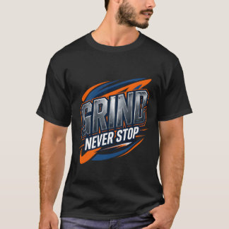 Camiseta Gimnasio de Fitness Grind Never Stop