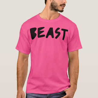 Camiseta Gimnasio de la bestia masculina entrenamiento Body