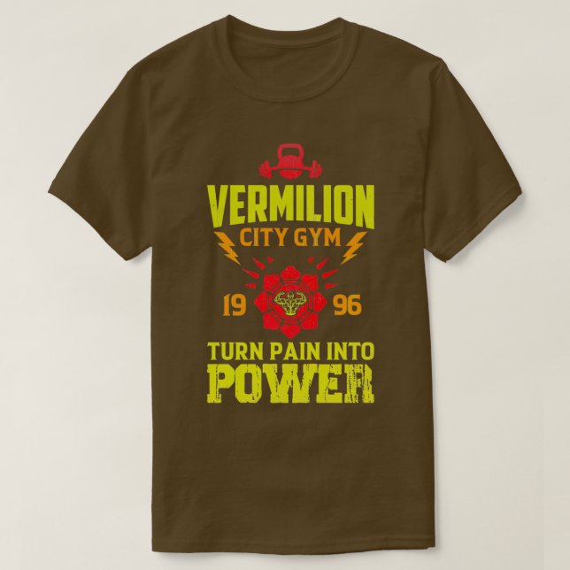 Camiseta Gimnasio de la ciudad de Vermilion convierte el do (Diseño del anverso)