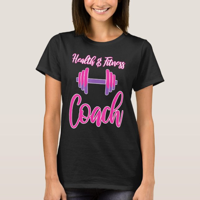 Camiseta Gimnasio de la mujer - Entrenador de salud - T per (Anverso)