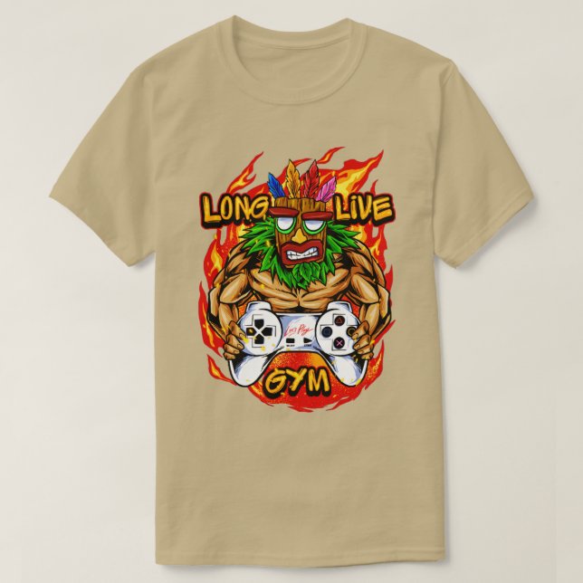 Camiseta gimnasio de larga duración (Diseño del anverso)