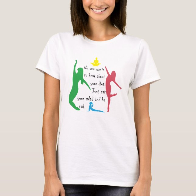 Camiseta Gimnasio de las mujeres - Uso de Fitness de las mu (Anverso)