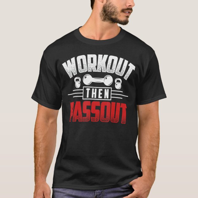 Camiseta Gimnasio De Levantamiento Del Peso Del Ascensor Fi (Anverso)