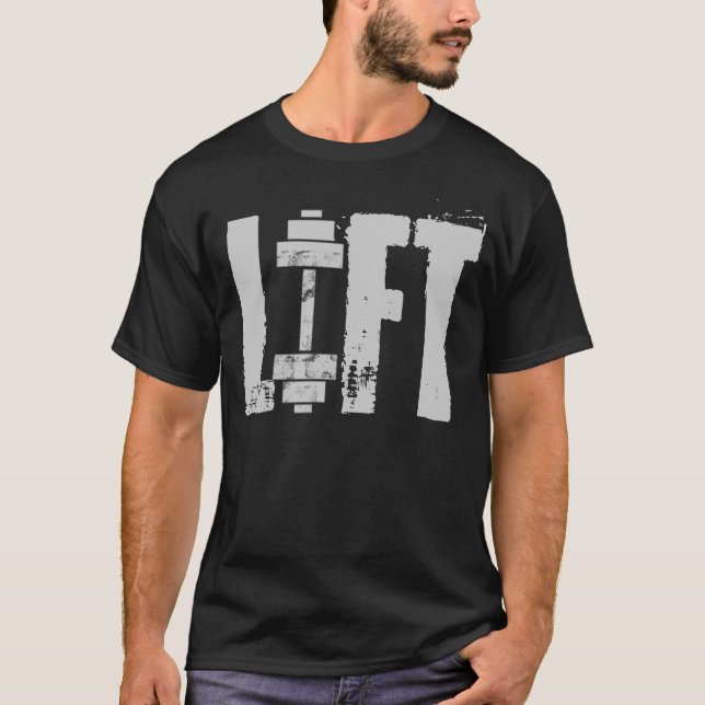 CAMISETA GIMNASIO DE LEVANTAMIENTO Y TRABAJO (Anverso)