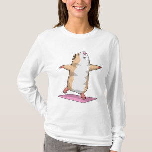 Camiseta Gimnasio de meditación de yoga para cerdos de Guin