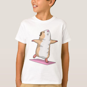 Camiseta Gimnasio de meditación de yoga para cerdos de Guin