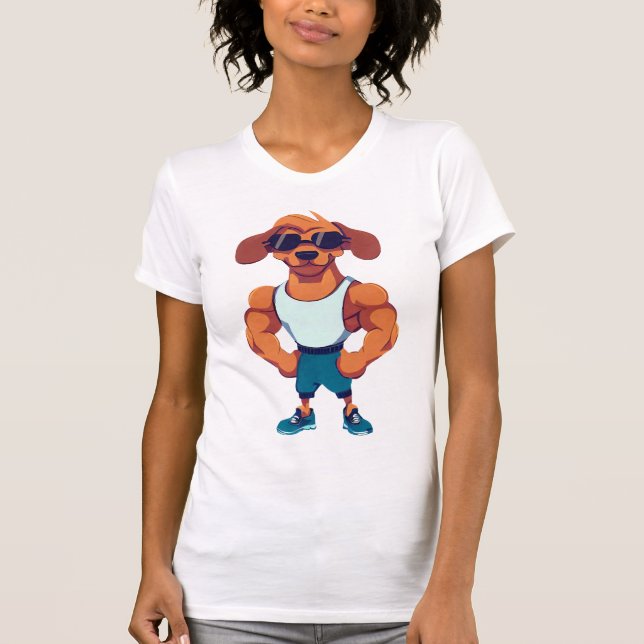 Camiseta Gimnasio de perro (Anverso)